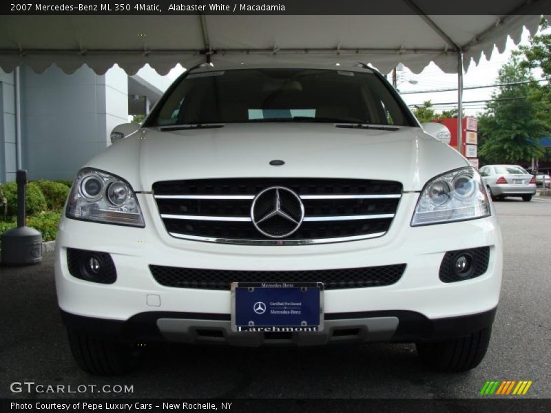 Alabaster White / Macadamia 2007 Mercedes-Benz ML 350 4Matic