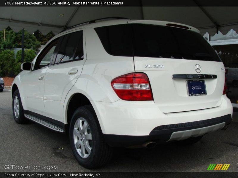 Alabaster White / Macadamia 2007 Mercedes-Benz ML 350 4Matic