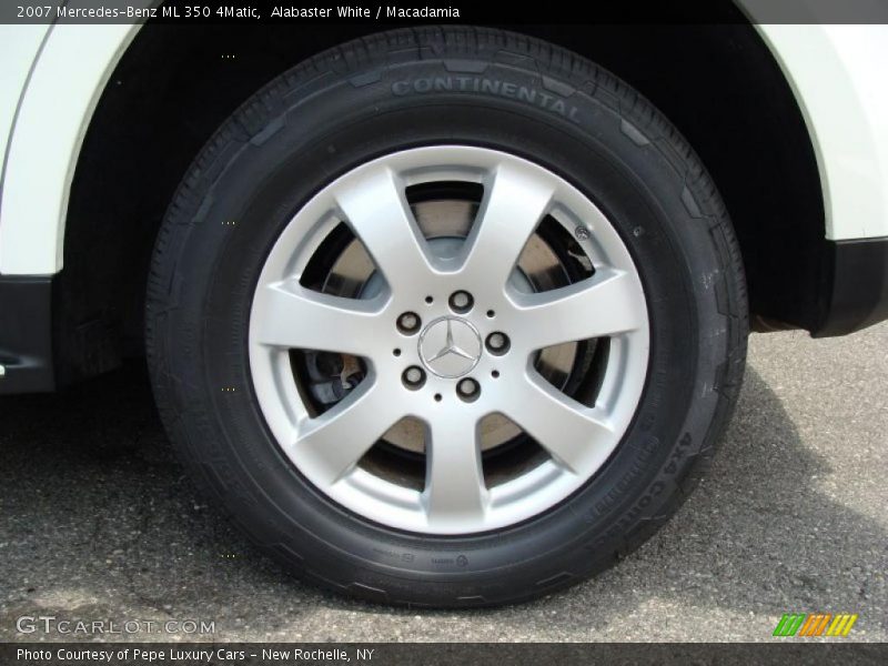 Alabaster White / Macadamia 2007 Mercedes-Benz ML 350 4Matic