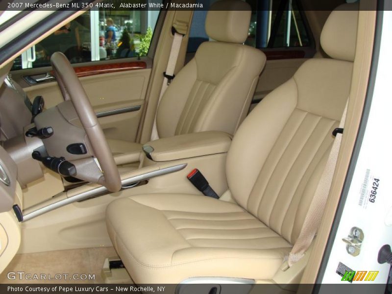 Alabaster White / Macadamia 2007 Mercedes-Benz ML 350 4Matic