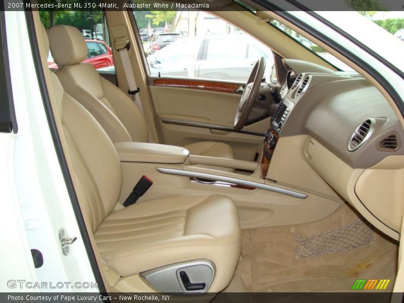 Alabaster White / Macadamia 2007 Mercedes-Benz ML 350 4Matic