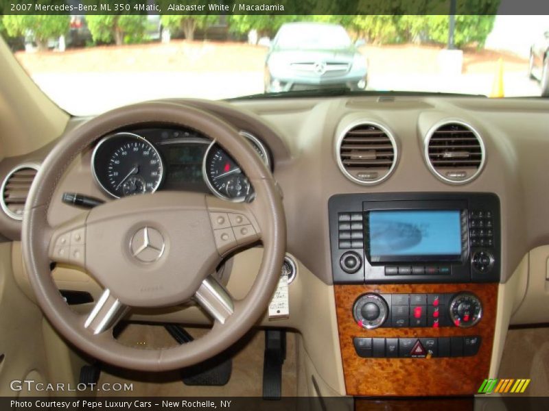 Alabaster White / Macadamia 2007 Mercedes-Benz ML 350 4Matic