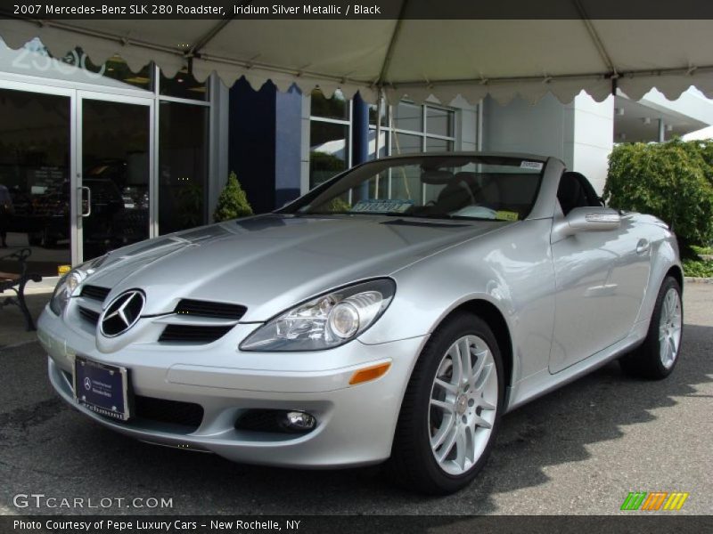 Iridium Silver Metallic / Black 2007 Mercedes-Benz SLK 280 Roadster