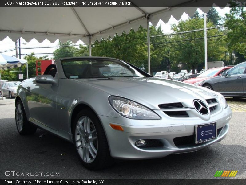 Iridium Silver Metallic / Black 2007 Mercedes-Benz SLK 280 Roadster