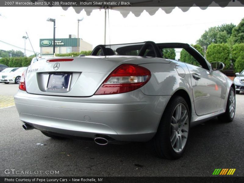 Iridium Silver Metallic / Black 2007 Mercedes-Benz SLK 280 Roadster