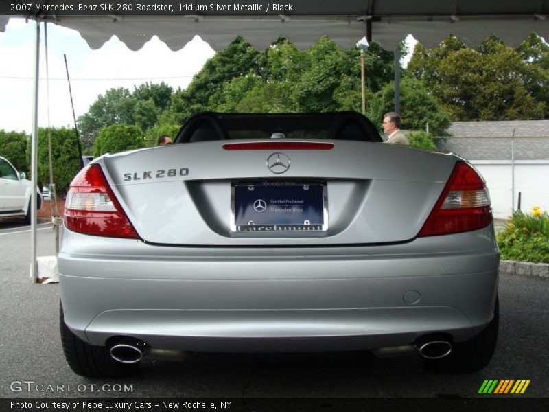 Iridium Silver Metallic / Black 2007 Mercedes-Benz SLK 280 Roadster