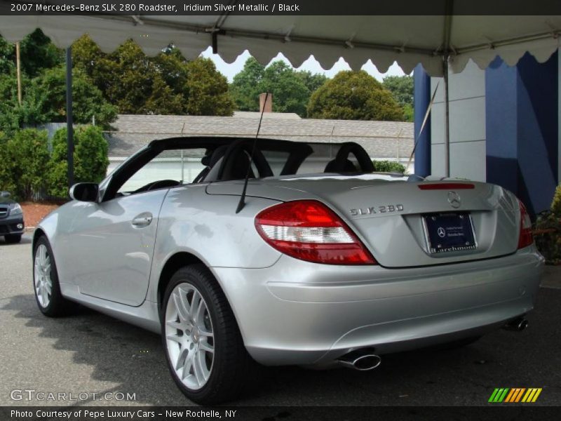 Iridium Silver Metallic / Black 2007 Mercedes-Benz SLK 280 Roadster