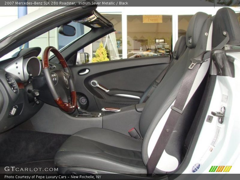 Iridium Silver Metallic / Black 2007 Mercedes-Benz SLK 280 Roadster