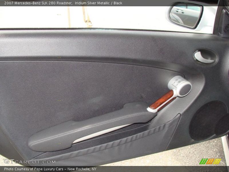 Iridium Silver Metallic / Black 2007 Mercedes-Benz SLK 280 Roadster