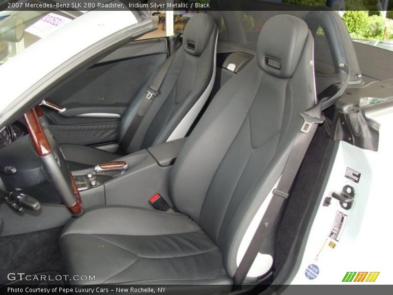 Iridium Silver Metallic / Black 2007 Mercedes-Benz SLK 280 Roadster