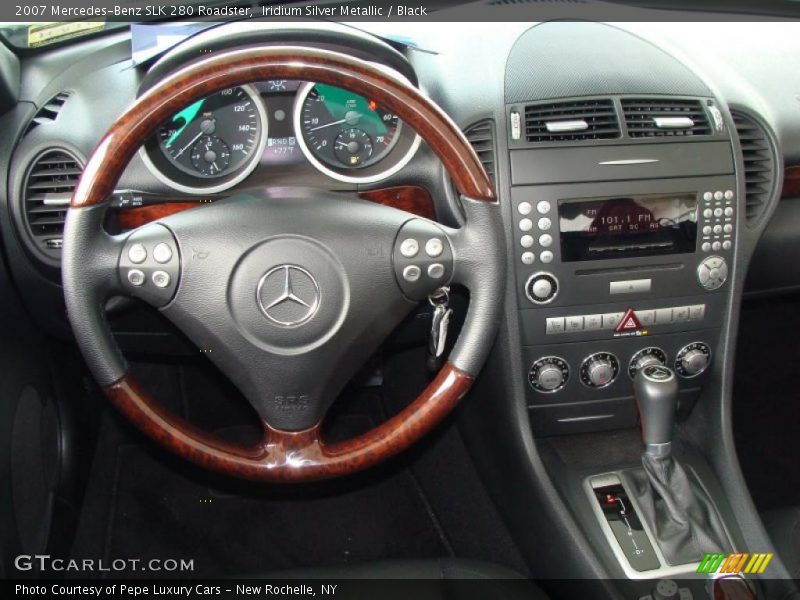 Iridium Silver Metallic / Black 2007 Mercedes-Benz SLK 280 Roadster