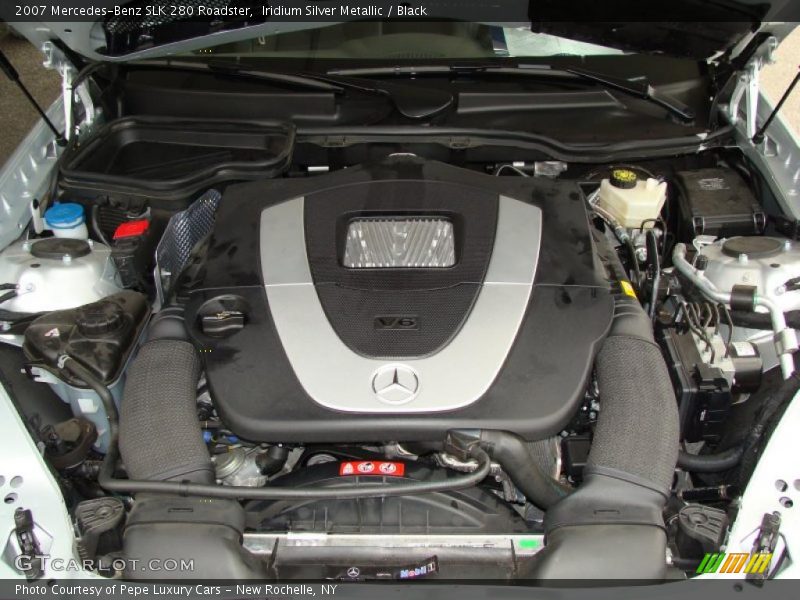 Iridium Silver Metallic / Black 2007 Mercedes-Benz SLK 280 Roadster