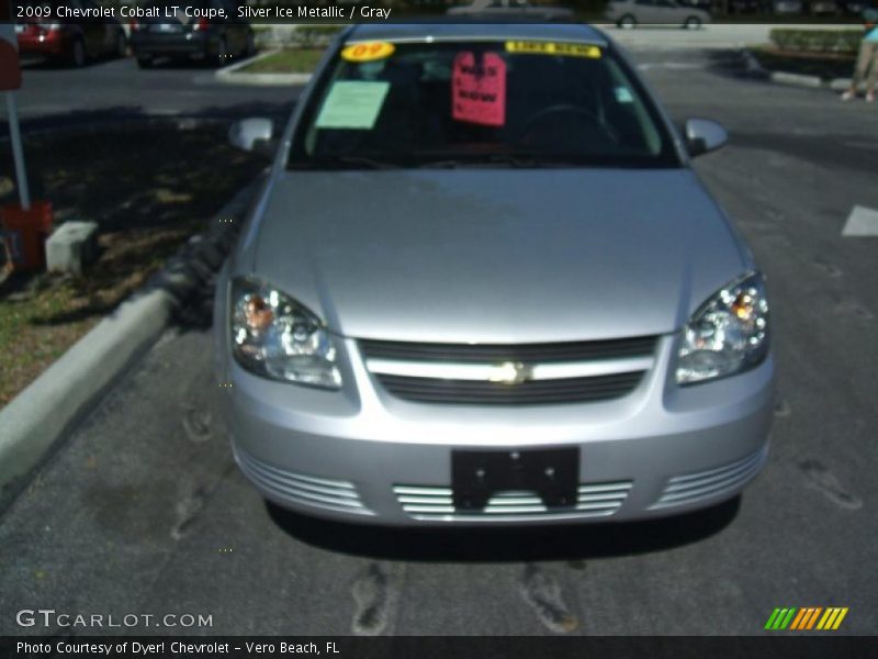 Silver Ice Metallic / Gray 2009 Chevrolet Cobalt LT Coupe