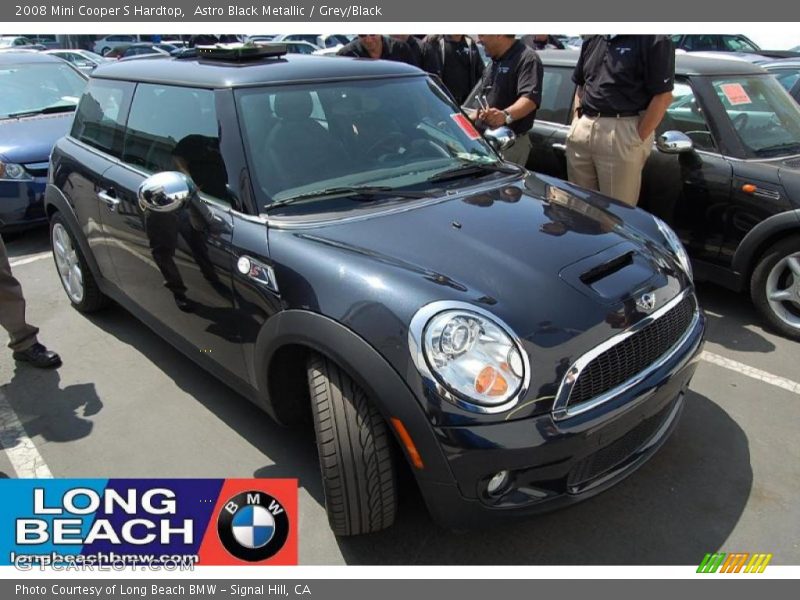 Astro Black Metallic / Grey/Black 2008 Mini Cooper S Hardtop