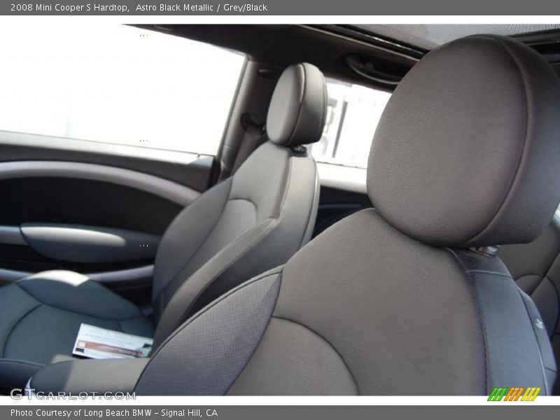 Astro Black Metallic / Grey/Black 2008 Mini Cooper S Hardtop