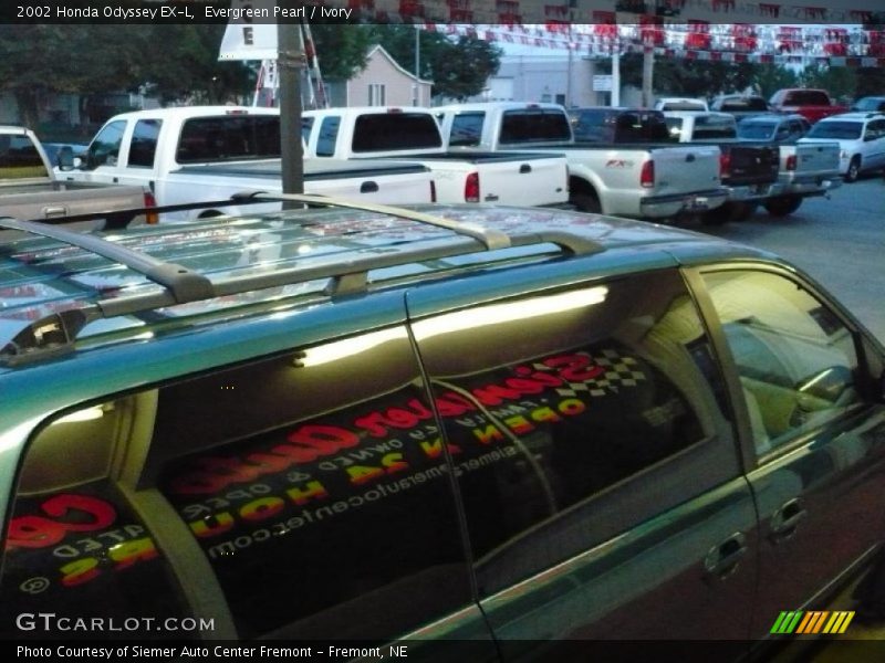 Evergreen Pearl / Ivory 2002 Honda Odyssey EX-L