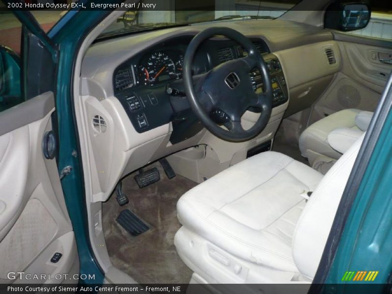 Evergreen Pearl / Ivory 2002 Honda Odyssey EX-L