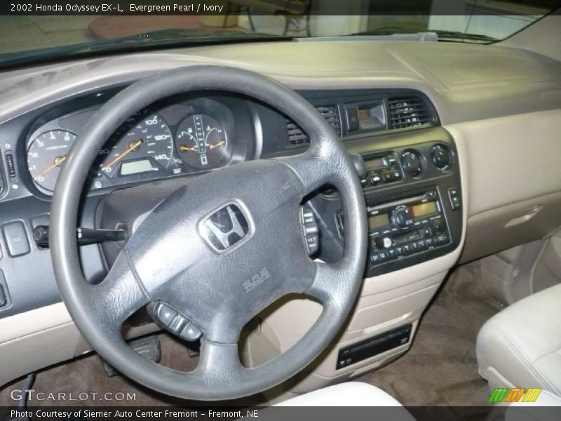 Evergreen Pearl / Ivory 2002 Honda Odyssey EX-L