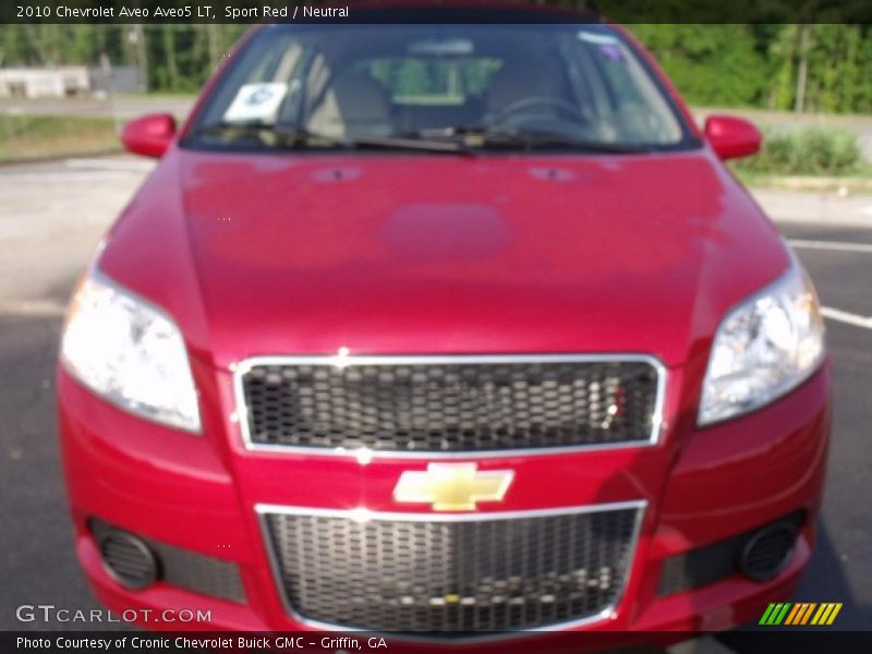 Sport Red / Neutral 2010 Chevrolet Aveo Aveo5 LT