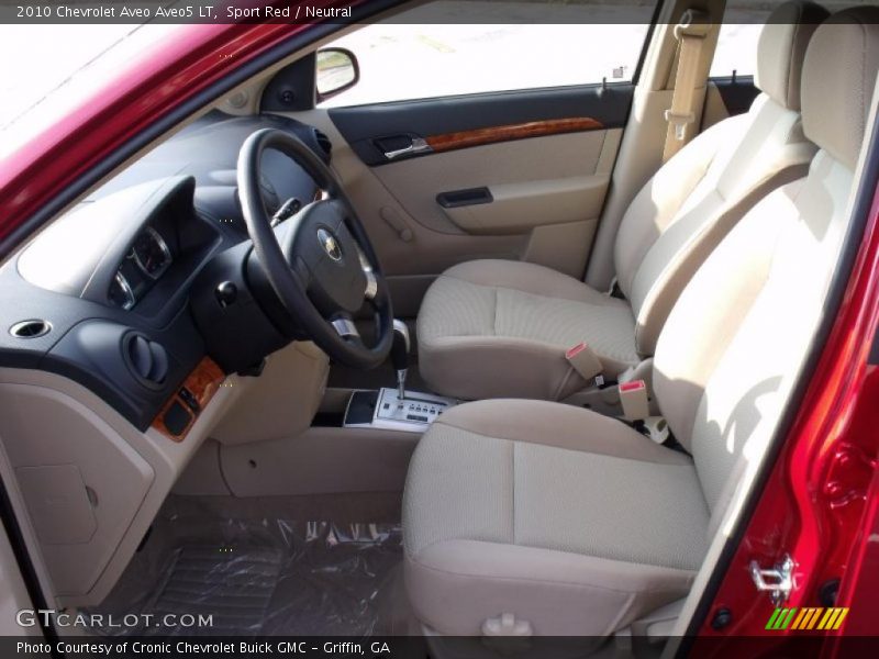 Sport Red / Neutral 2010 Chevrolet Aveo Aveo5 LT