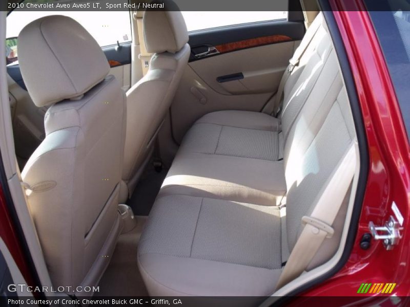 Sport Red / Neutral 2010 Chevrolet Aveo Aveo5 LT