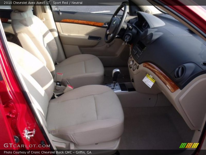 Sport Red / Neutral 2010 Chevrolet Aveo Aveo5 LT