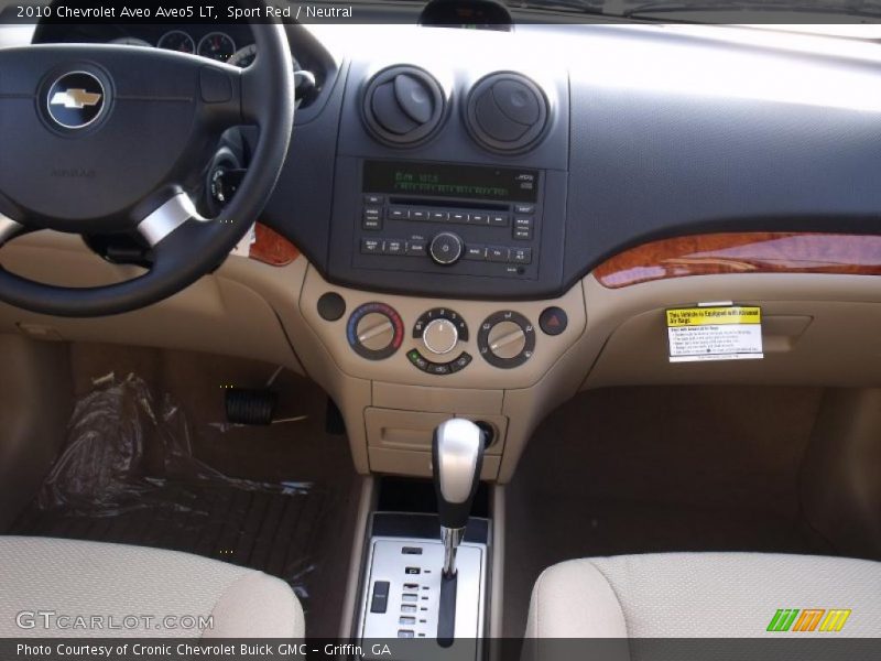 Sport Red / Neutral 2010 Chevrolet Aveo Aveo5 LT
