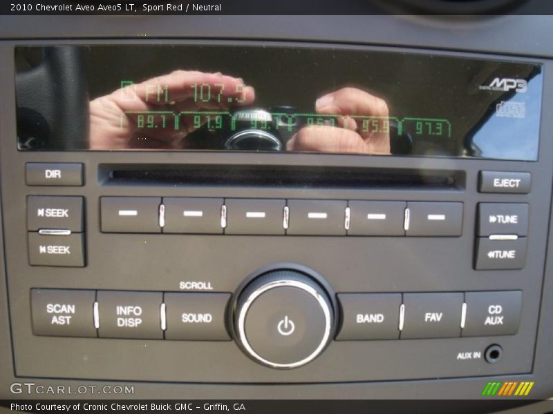Sport Red / Neutral 2010 Chevrolet Aveo Aveo5 LT