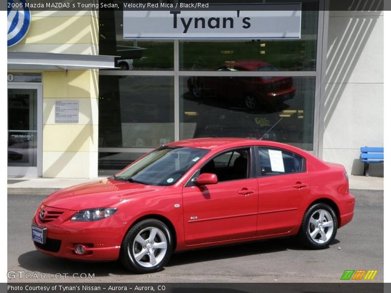 Velocity Red Mica / Black/Red 2006 Mazda MAZDA3 s Touring Sedan