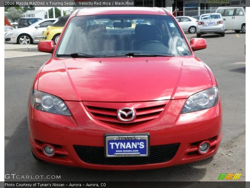 Velocity Red Mica / Black/Red 2006 Mazda MAZDA3 s Touring Sedan