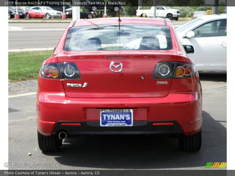 Velocity Red Mica / Black/Red 2006 Mazda MAZDA3 s Touring Sedan