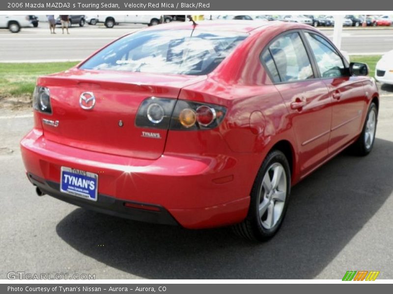 Velocity Red Mica / Black/Red 2006 Mazda MAZDA3 s Touring Sedan