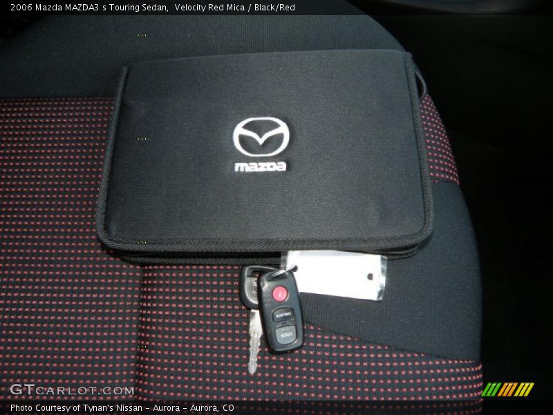 Velocity Red Mica / Black/Red 2006 Mazda MAZDA3 s Touring Sedan