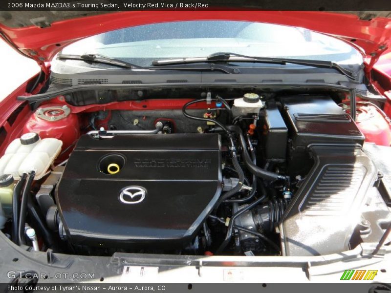 Velocity Red Mica / Black/Red 2006 Mazda MAZDA3 s Touring Sedan