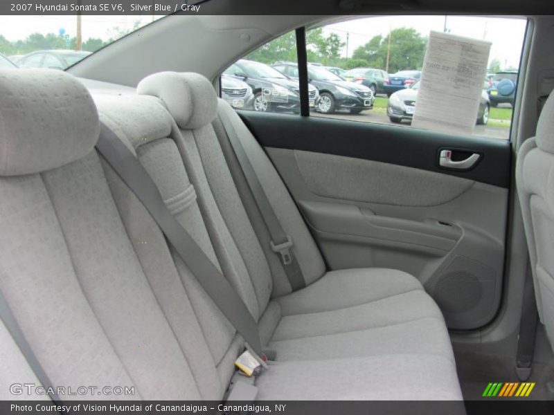 Silver Blue / Gray 2007 Hyundai Sonata SE V6