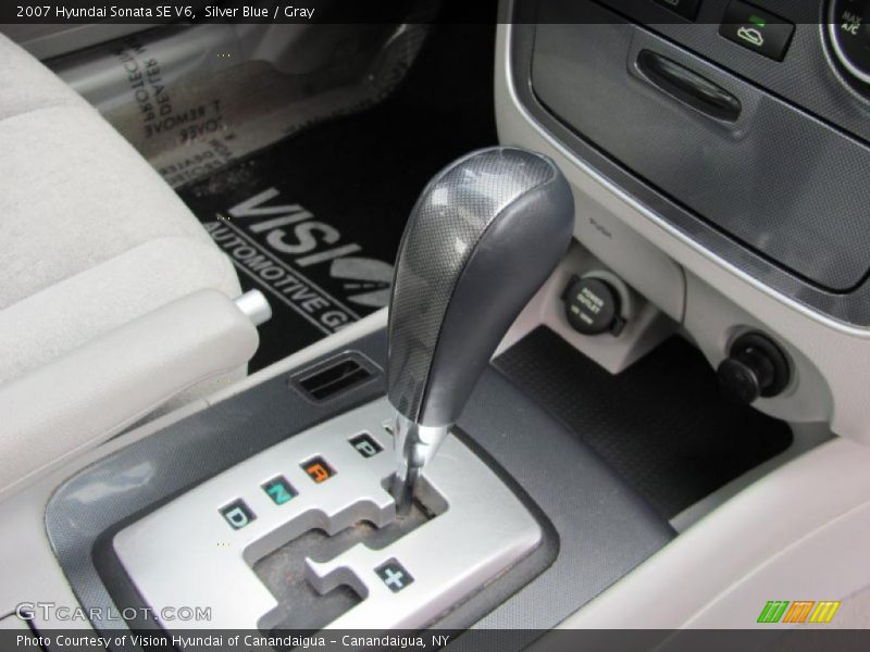 Silver Blue / Gray 2007 Hyundai Sonata SE V6