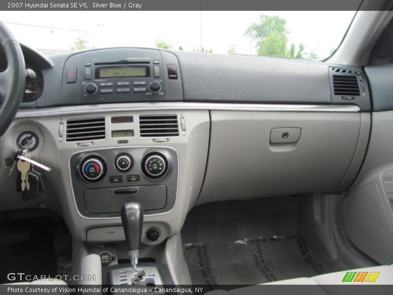 Silver Blue / Gray 2007 Hyundai Sonata SE V6