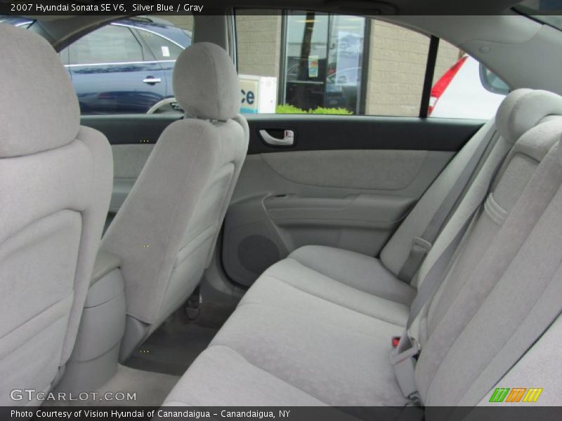 Silver Blue / Gray 2007 Hyundai Sonata SE V6