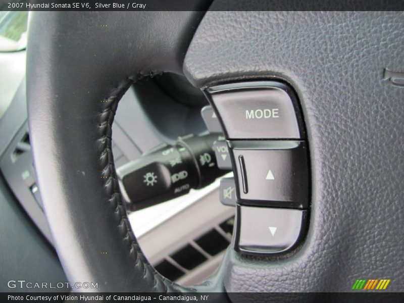 Silver Blue / Gray 2007 Hyundai Sonata SE V6