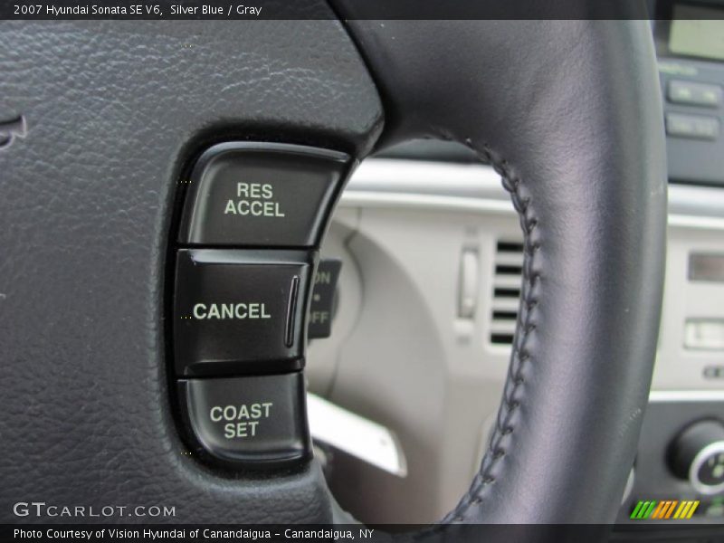 Silver Blue / Gray 2007 Hyundai Sonata SE V6
