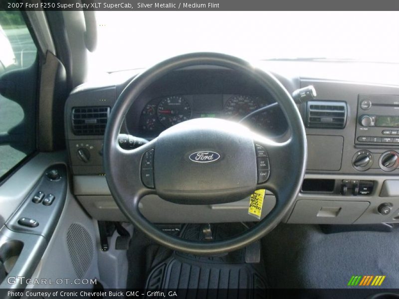 Silver Metallic / Medium Flint 2007 Ford F250 Super Duty XLT SuperCab