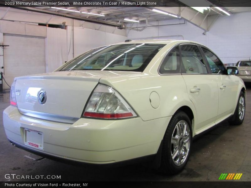 White Chocolate Tri Coat / Medium Light Stone 2009 Mercury Sable Premier Sedan