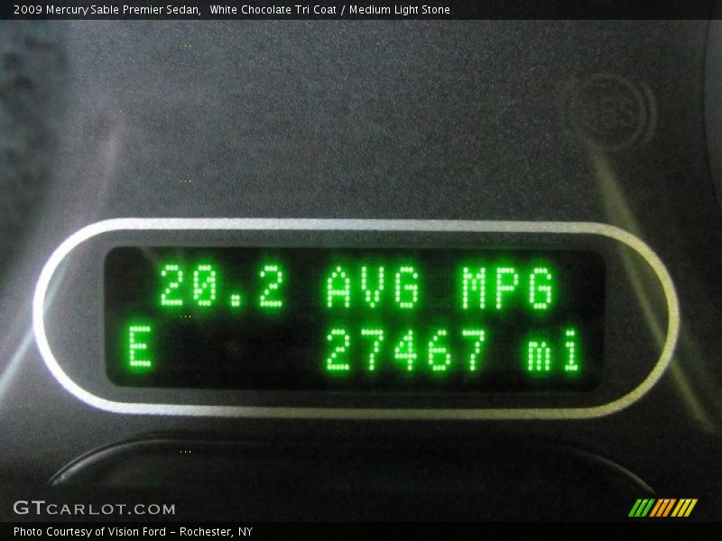 White Chocolate Tri Coat / Medium Light Stone 2009 Mercury Sable Premier Sedan