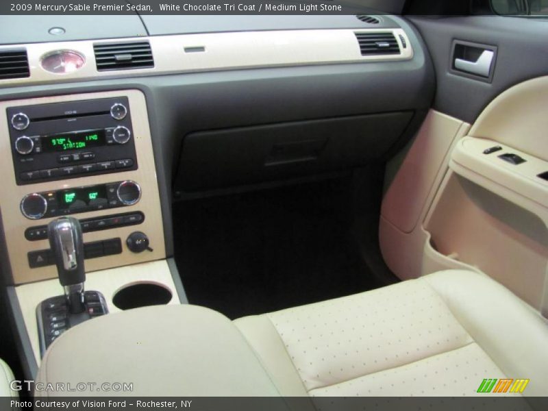White Chocolate Tri Coat / Medium Light Stone 2009 Mercury Sable Premier Sedan