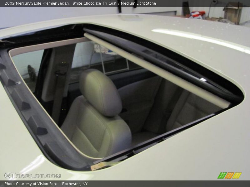 White Chocolate Tri Coat / Medium Light Stone 2009 Mercury Sable Premier Sedan