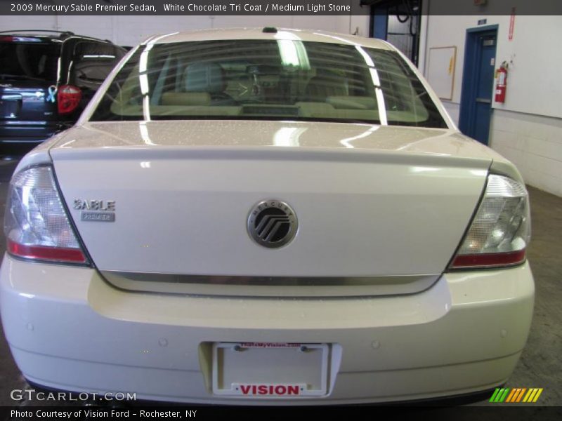 White Chocolate Tri Coat / Medium Light Stone 2009 Mercury Sable Premier Sedan