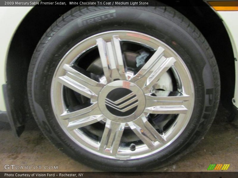 White Chocolate Tri Coat / Medium Light Stone 2009 Mercury Sable Premier Sedan