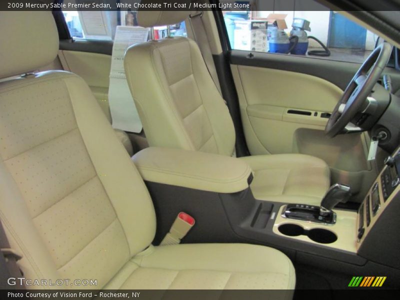 White Chocolate Tri Coat / Medium Light Stone 2009 Mercury Sable Premier Sedan