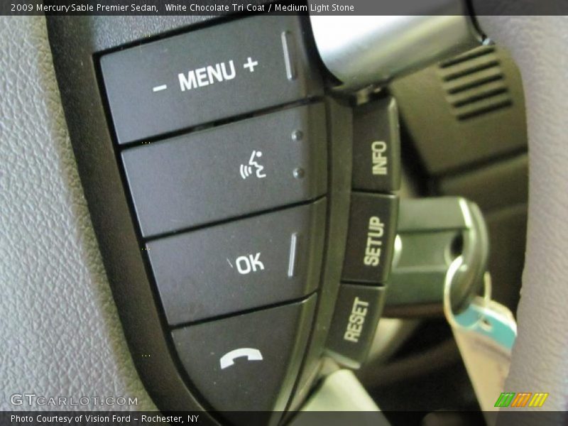White Chocolate Tri Coat / Medium Light Stone 2009 Mercury Sable Premier Sedan