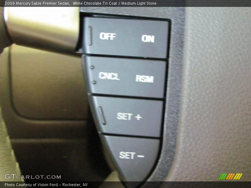 White Chocolate Tri Coat / Medium Light Stone 2009 Mercury Sable Premier Sedan
